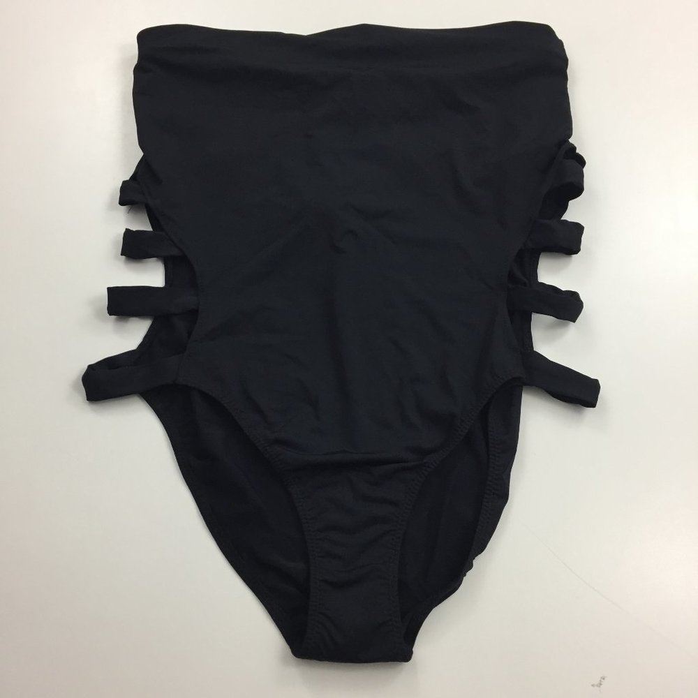 NWT AX ARMANI EXCHANGE Cut Out Sides One Piece - Picture 1 of 6